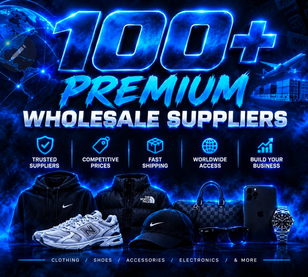 Full Starter Kit Bundle: Stock + 100 Suppliers + 5 guides (2FREE)