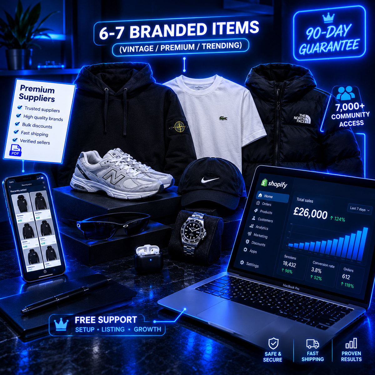 Full Starter Kit Bundle: Stock + 100 Suppliers + 5 guides (2FREE)